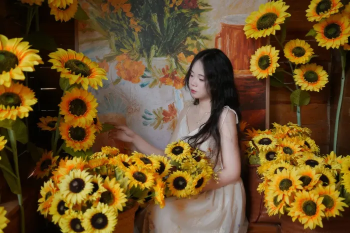 Hậu trường chụp ảnh - Hướng dương